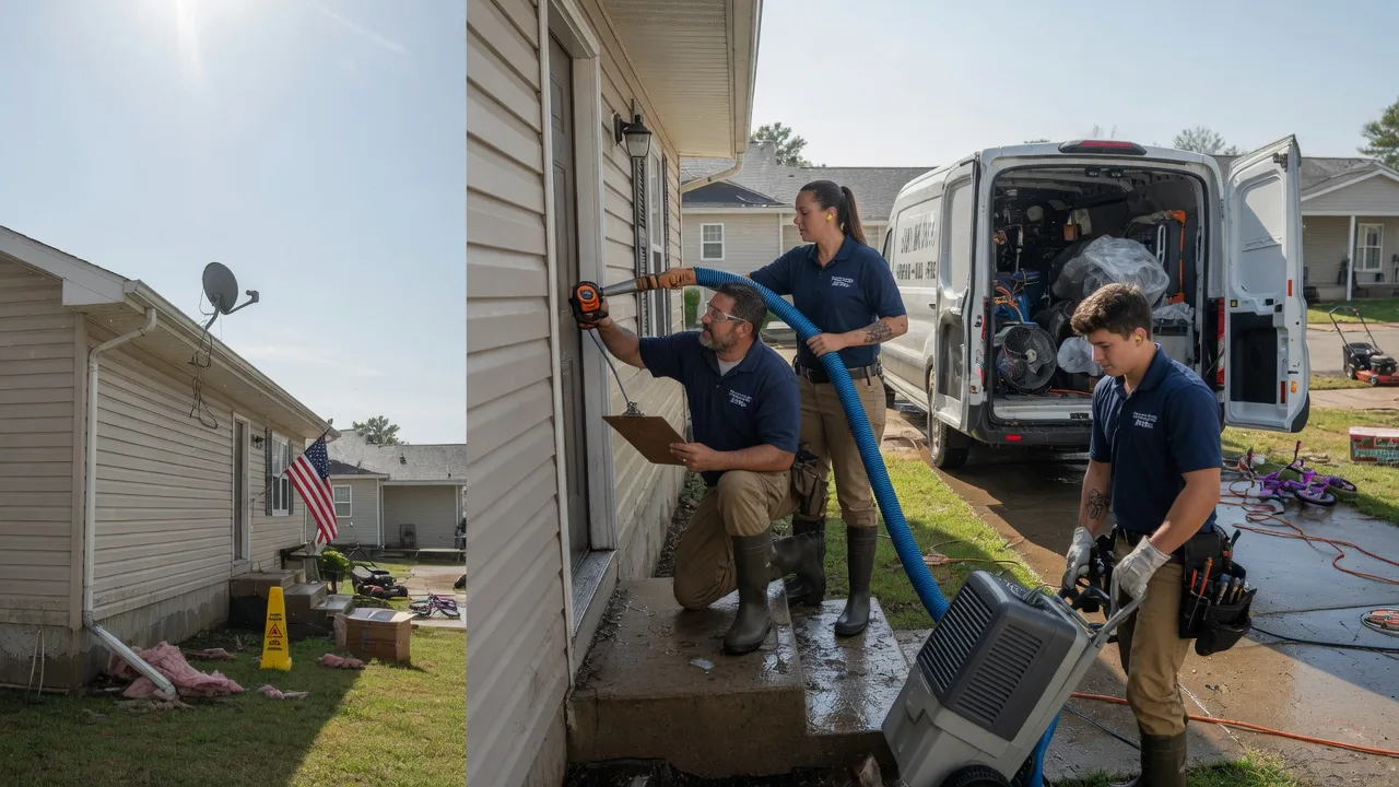 Ceiling Water Damage Restoration in Gautier, MS near me